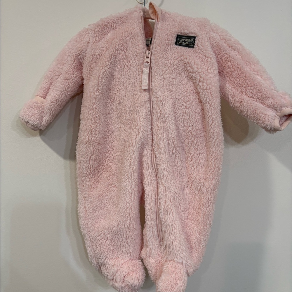 Eddie Bauer Soft Pink Fleece Footie